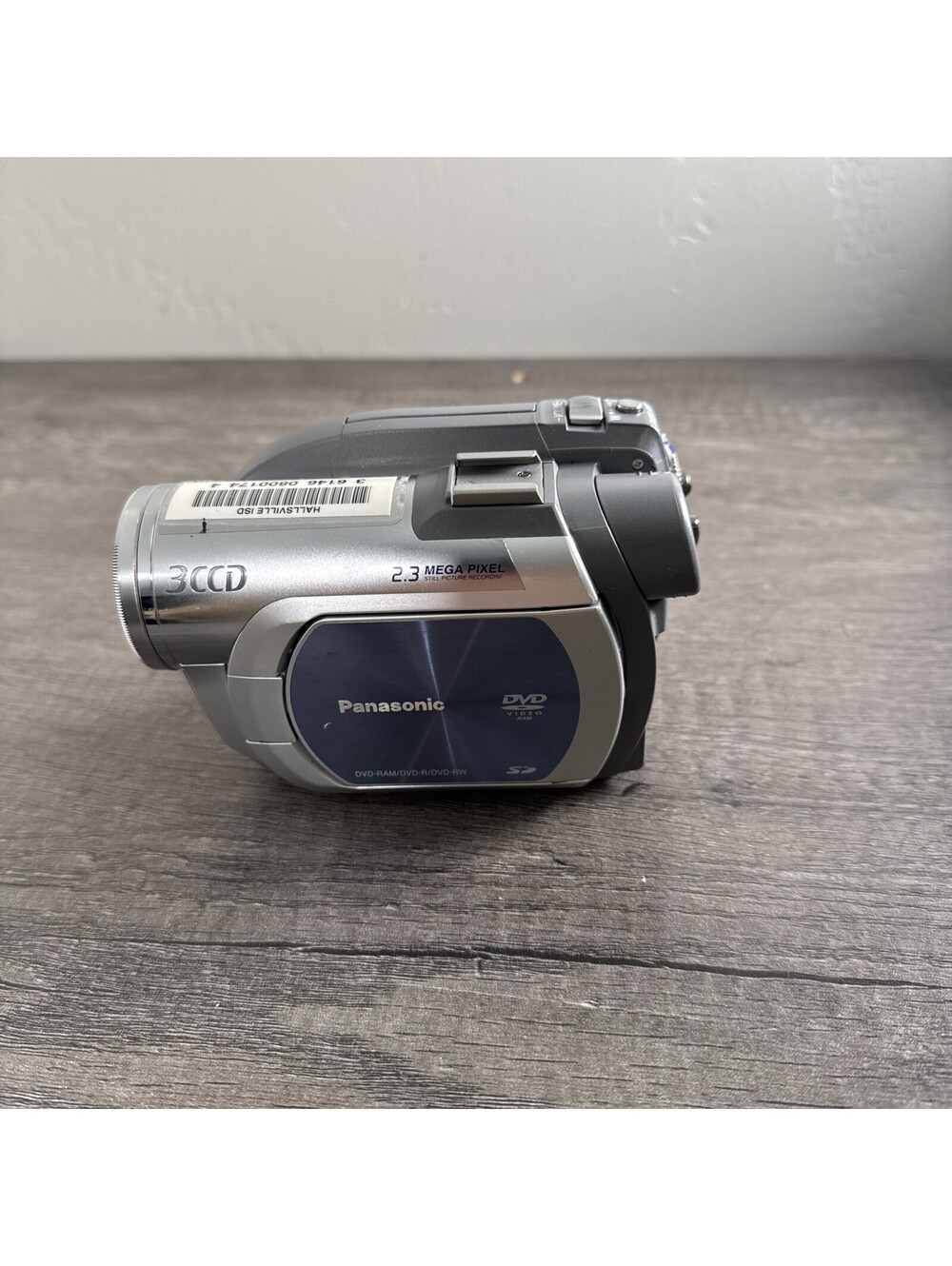 Panasonic 3CCD VDR-D250 Handheld DVD-RW Camcorder Silver Tested